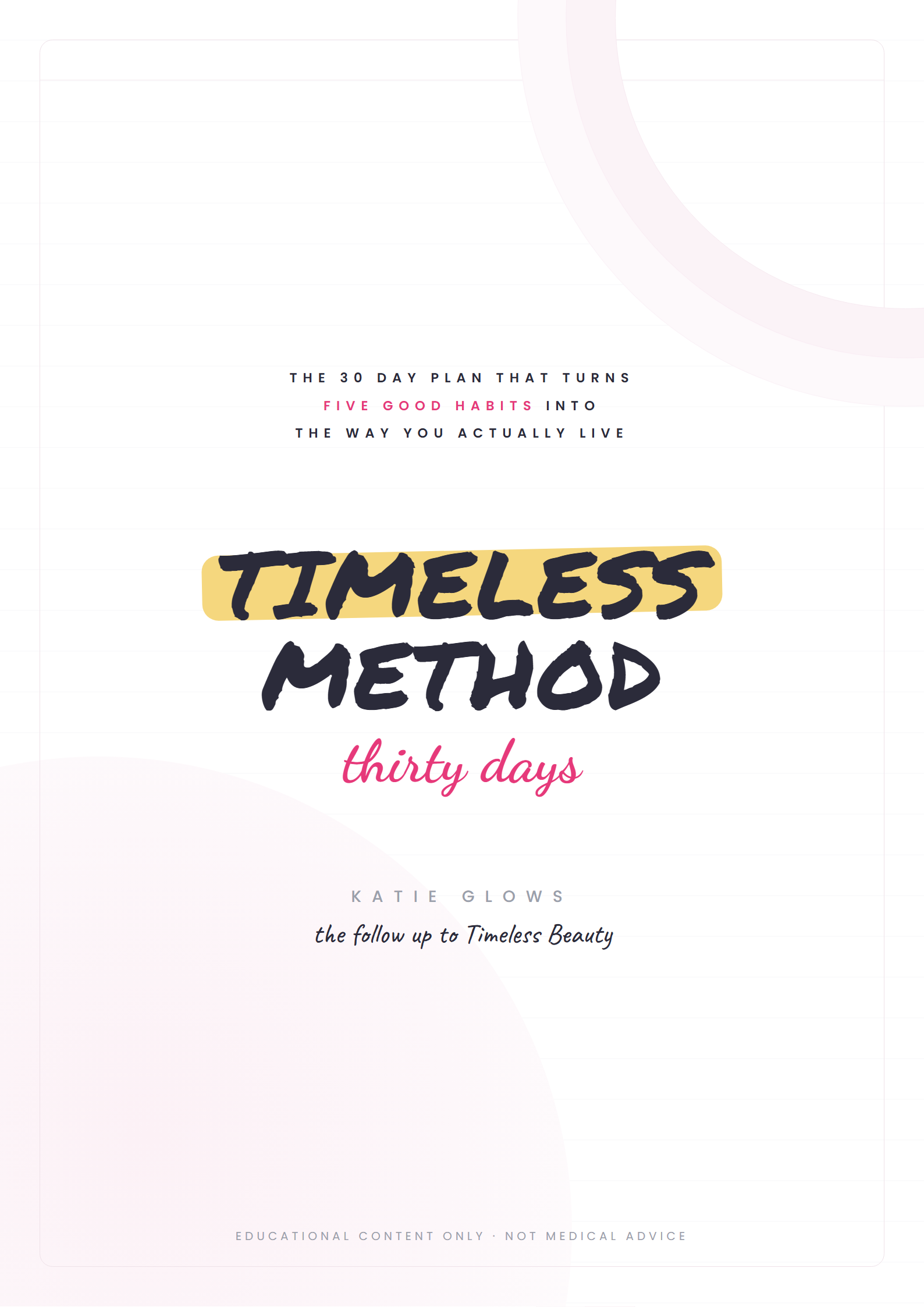 The Timeless Method guide cover
